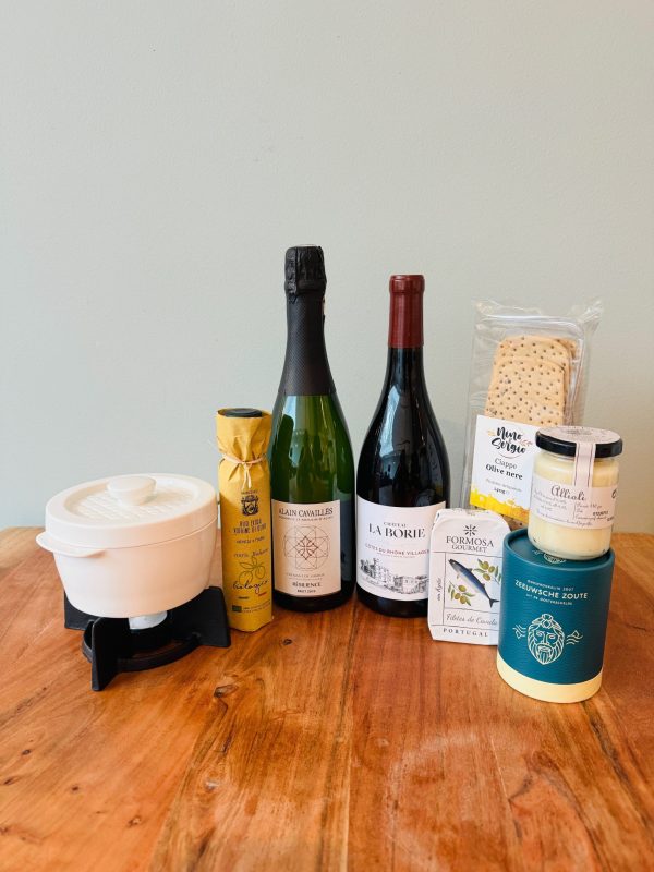 Cadeaupakket: kaas & wijn