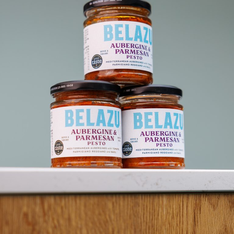 Aubergine & parmezaan pesto