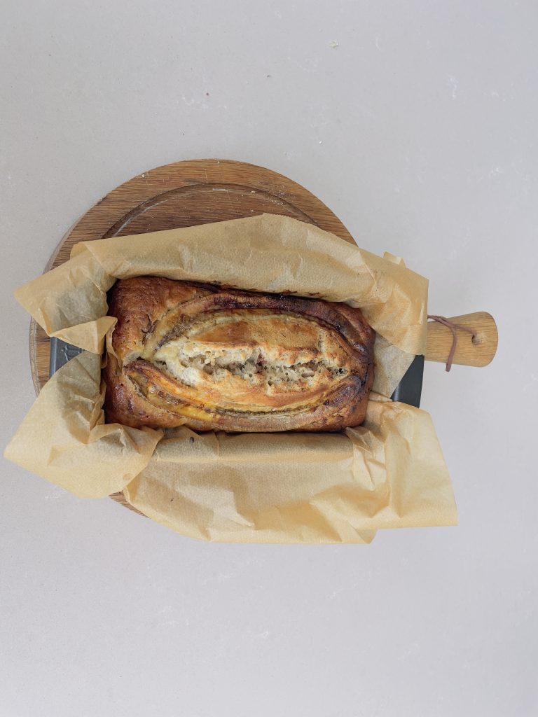 bananenbrood recept met bruine boter en pure chocolade