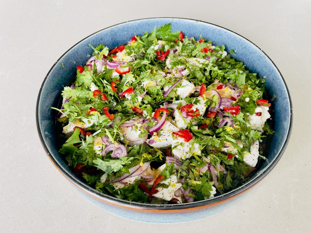gemarineerde feta recept met olijfolie en citroen