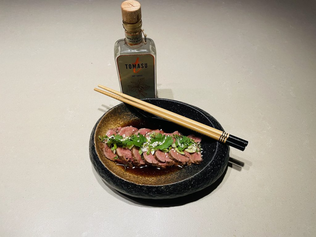 tataki van rundvlees recept met ponzudressing