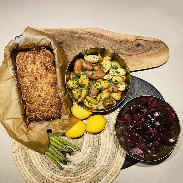 meatloaf recept met krieltjes in citroenboter